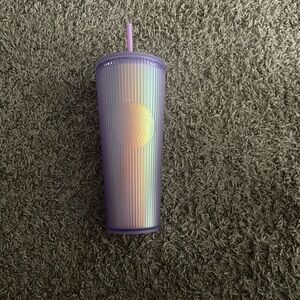 Starbucks Iridescent Purple Tumbler with Straw
